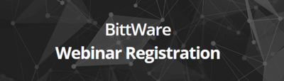 Вебинар BitWare